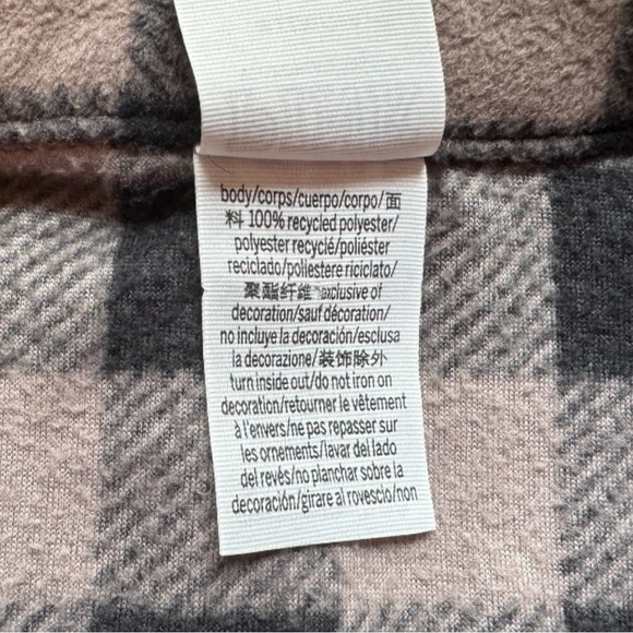 VICTORIA’S SECRET PINK Flannel Pajama Top - Size M - Picture 14 of 16
